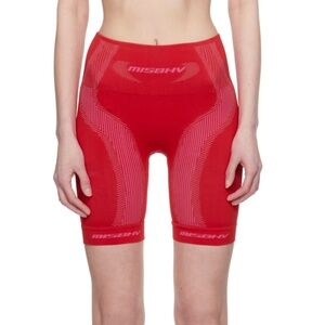 MISBHV Exclusive Biker Sport Shorts Coral Red L/XL NWT
